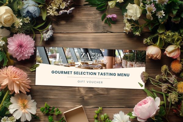 Gourmet selection tasting menu